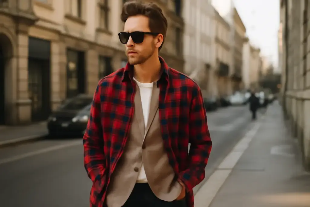 Come si porta la camicia a quadri nello street style? Il consiglio giusto per evitare un effetto troppo casual