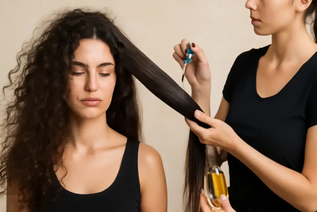 Olio capelli anti crespo: come utilizzarlo per risultati professionali anche su chiome ribelli